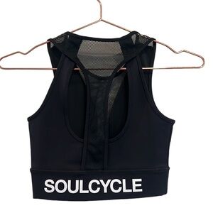Soul Cycle black sports bra.  Size Extra Small